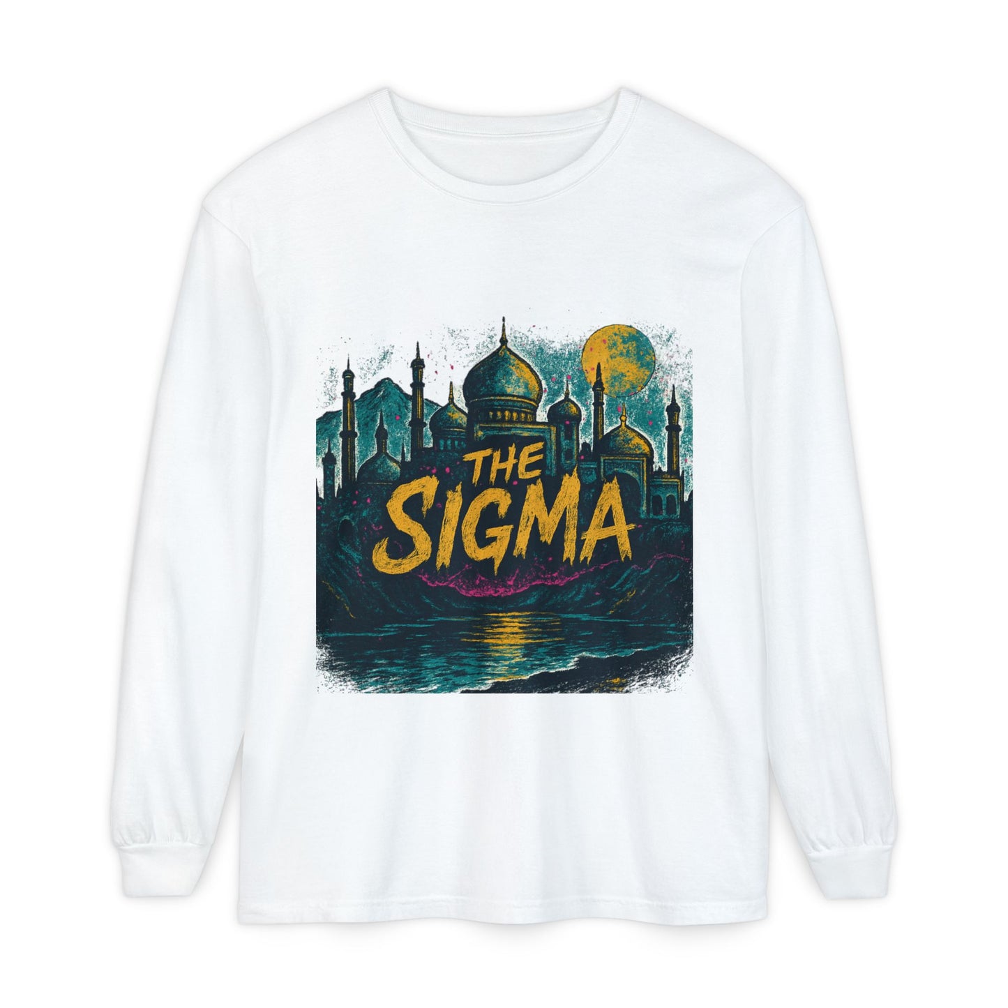 The Sigma Long Sleeve Tee — Vintage Mosque Graphic