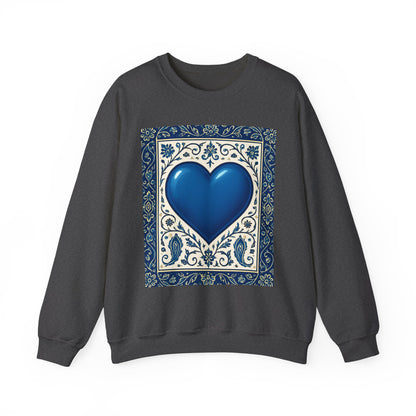 Blue Heart Midnight Run Crewneck Sweatshirt
