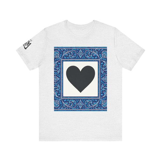 Heart Design Unisex Jersey Tee