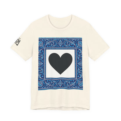 Heart Design Unisex Jersey Tee