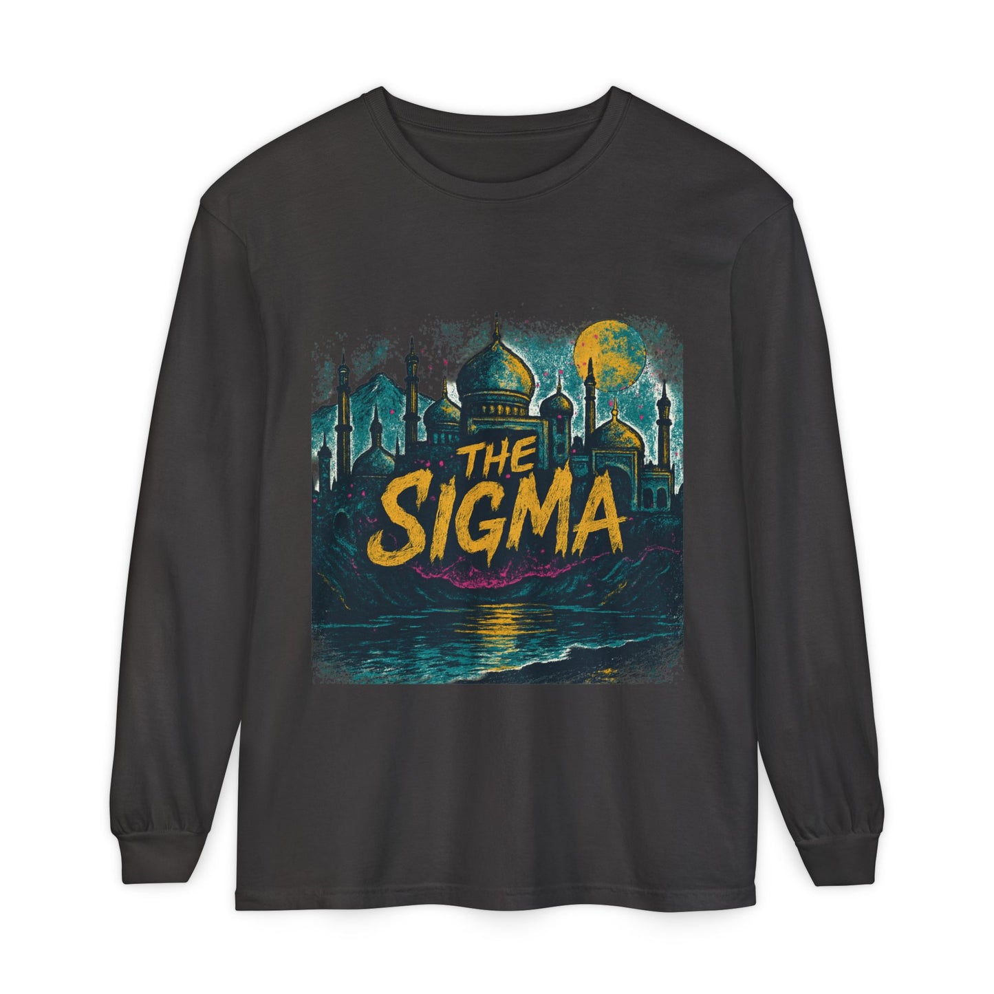 The Sigma Long Sleeve Tee — Vintage Mosque Graphic