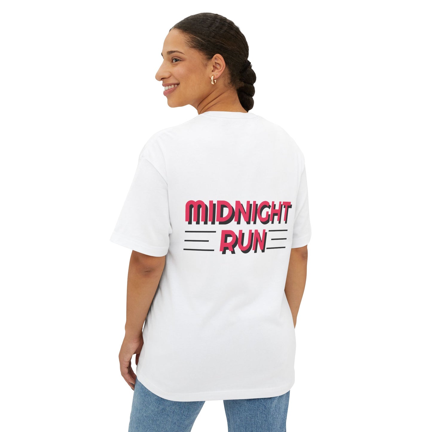 Midnight Run Blue Heart Oversized Tee