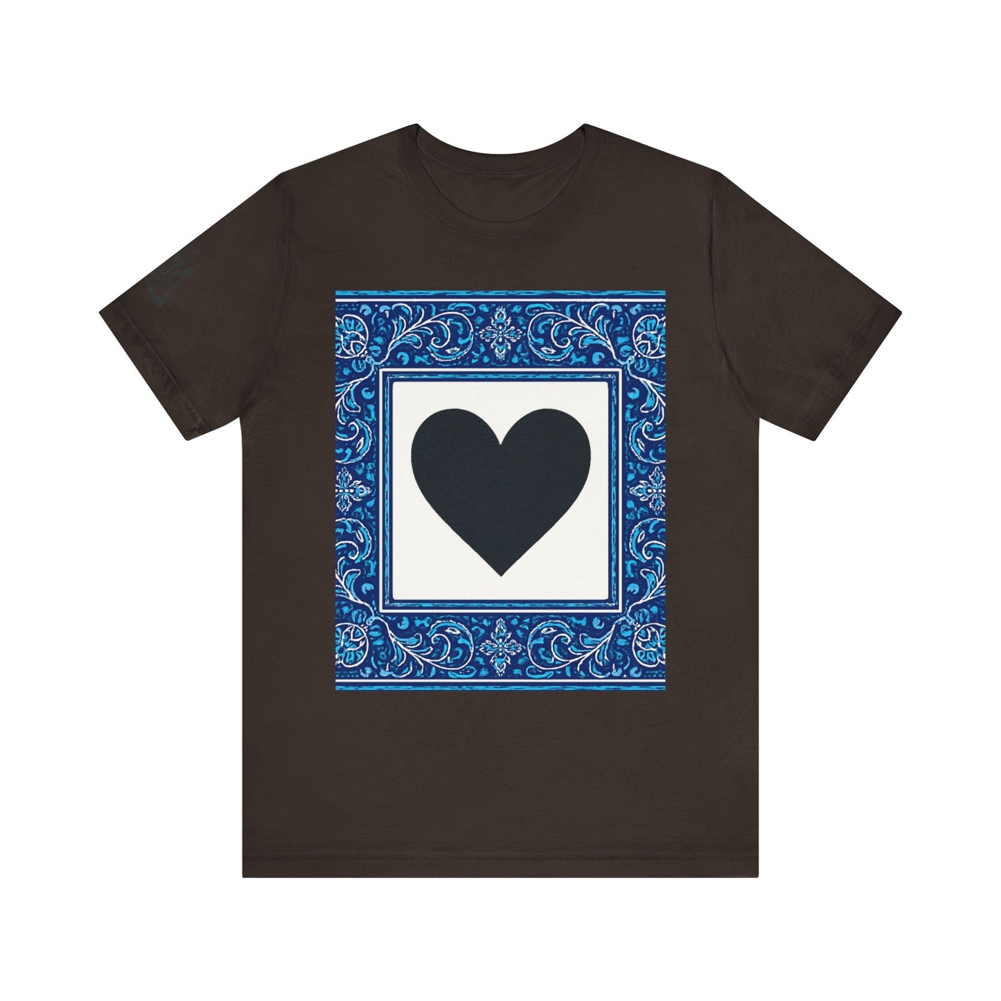 Heart Design Unisex Jersey Tee