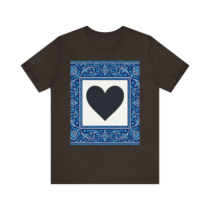 Heart Design Unisex Jersey Tee