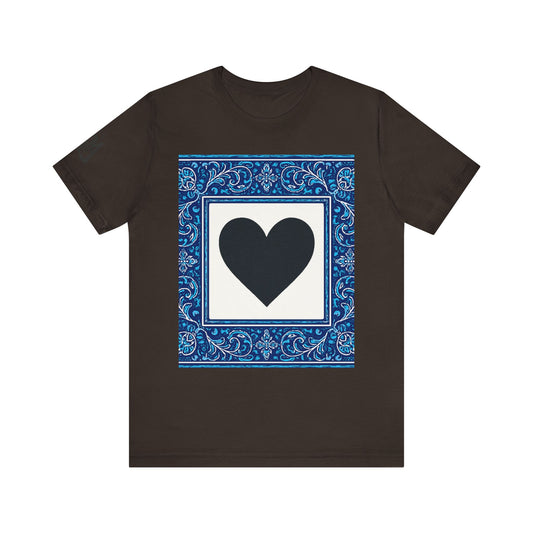 Heart Design Unisex Jersey Tee