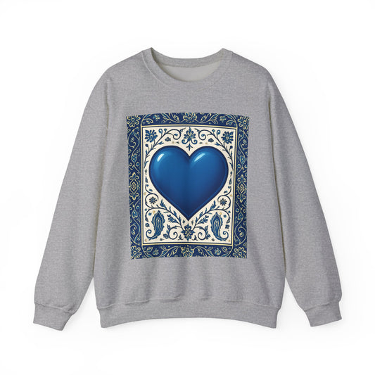 Blue Heart Midnight Run Crewneck Sweatshirt