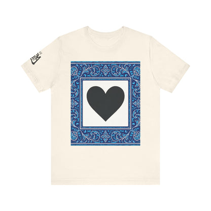 Heart Design Unisex Jersey Tee