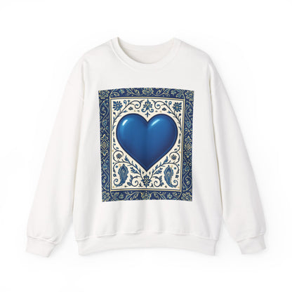 Blue Heart Midnight Run Crewneck Sweatshirt