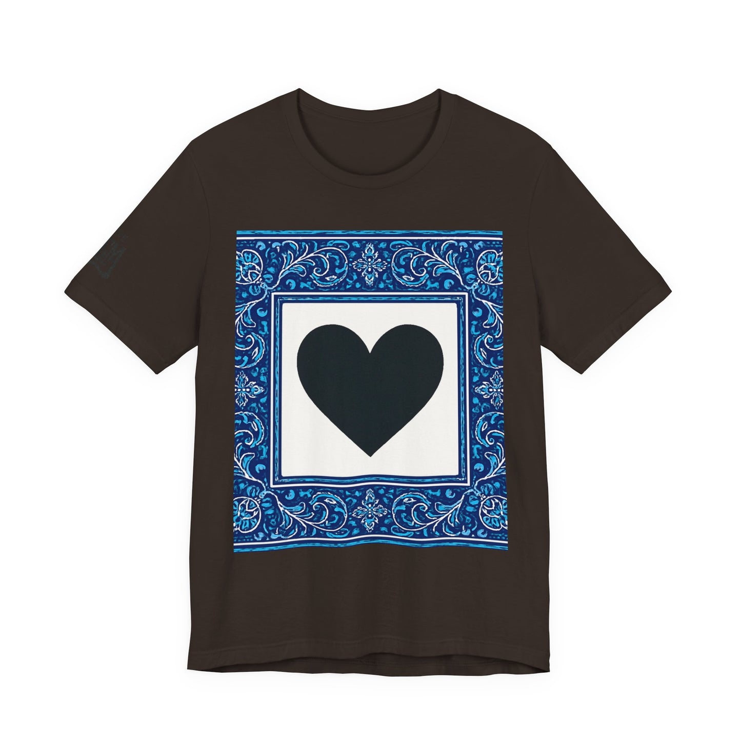 Heart Design Unisex Jersey Tee