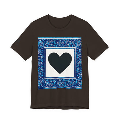 Heart Design Unisex Jersey Tee