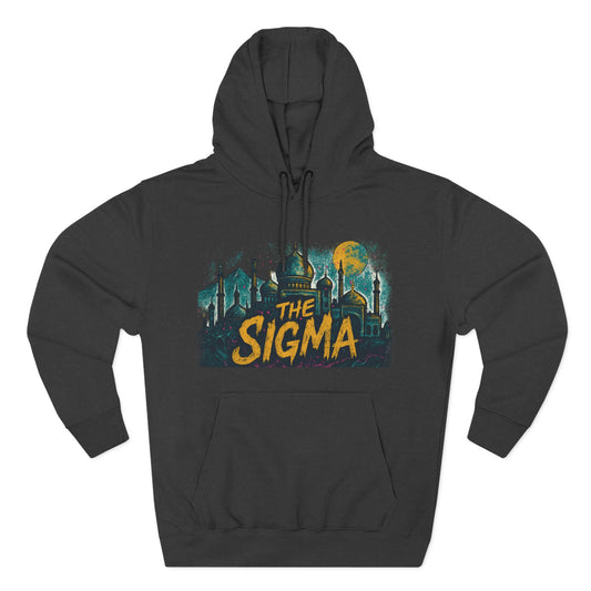 The Sigma Hoodie - Retro Nightscape Graphic Hoodie