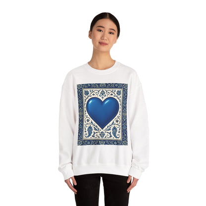 Blue Heart Midnight Run Crewneck Sweatshirt
